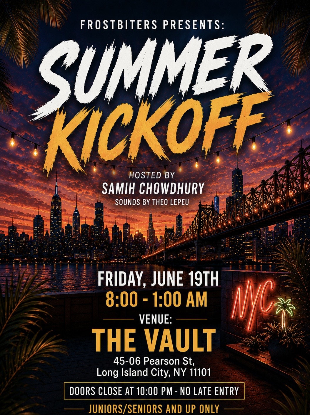Summer Kickoff event flyer
